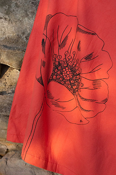 Red flower skirt by States of Nature Red flower skirt by States of Nature
