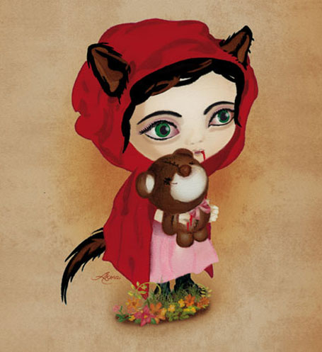 Red Riding Hood by Akina (Sydney artist Lang Leav) Red Riding Hood by Akina (Sydney artist Lang Leav)
