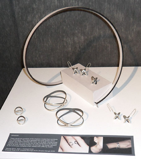 Shadow silver rings, earrings and bangles by Sydney jewellery designer Bilingual Shadow silver rings, earrings and bangles by Sydney jewellery designer Bilingual