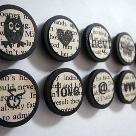 Paper Tree Design; 10 Vintage Magnets; $10 from Bluecaravan Paper Tree Design; 10 Vintage Magnets; $10 from Bluecaravan