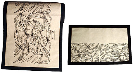 Eucalypt Table Runner and Table Mats by Out To Lunch Eucalypt Table Runner and Mats by Out To Lunch