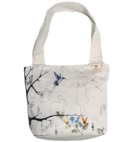 Printed Tote Bag by love Printed Tote Bag by love