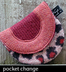 Recycled Jumper Purse from Gaye Abandon Recycled Jumper Purse from Gaye Abandon