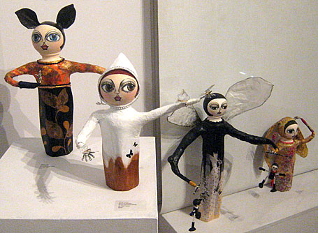 Sculptures by Marie Larkin on show at the Ladies First exhibition at Brunswick Street Gallery Sculptures by Marie Larkin on show at the Ladies First exhibition at Brunswick Street Gallery