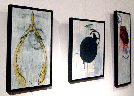 Artworks by Megan Dell on show at the Ladies First exhibition at Brunswick Street Gallery Artworks by Megan Dell on show at the Ladies First exhibition at Brunswick Street Gallery