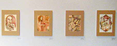 4 artworks by Monika Viktoria on show at the Ladies First exhibition at Brunswick Street Gallery 4 artworks by Monika Viktoria on show at the Ladies First exhibition at Brunswick Street Gallery