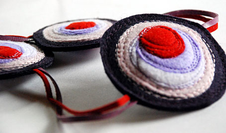 Shinzo Felt Necklace by Mainichi Designs Shinzo Felt Necklace by Mainichi Designs