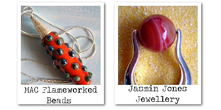 Perth Upmarket labels MAC Flameworked Beads and Jasmin Jones Jewellery Perth Upmarket labels MAC Flameworked Beads and Jasmin Jones Jewellery
