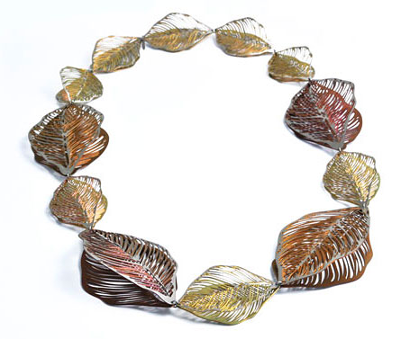 Jewellery piece from Sarah Rothe's Emergence exhibition at Gray Street Workshop Jewellery piece from Sarah Rothe's Emergence exhibition at Gray Street Workshop
