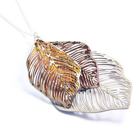 Jewellery piece from Sarah Rothe's Emergence exhibition at Gray Street Workshop Jewellery piece from Sarah Rothe's Emergence exhibition at Gray Street Workshop