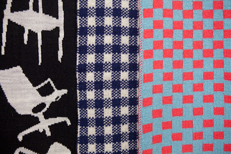 Scarf textures at Sherman and Betty, Katoomba, Blue Mountains NSW Scarf textures at Sherman and Betty, Katoomba, Blue Mountains NSW