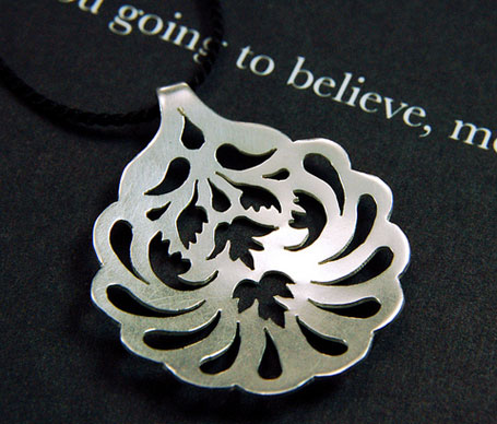 Victorian inspired silver pendant by Simone Walsh Victorian inspired silver pendant by Simone Walsh