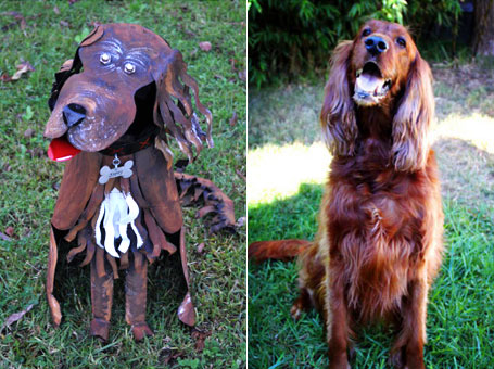 dog scupture by Teangi dog scupture by Teangi