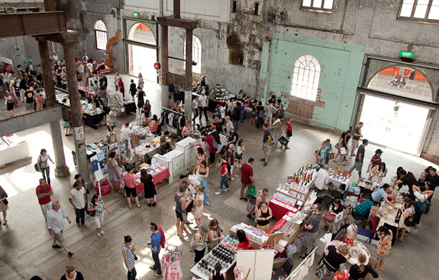 The Finders Keepers Markets, December 2009 at CarriageWorks, Sydney