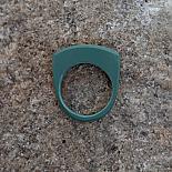 Stacking Ring - GreyGreen Resin - designed in Australia by mooku