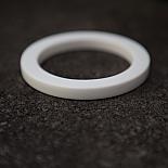 Resin Bangle - White - designed in Australia by mooku