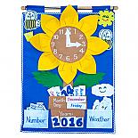 Sunflower - Soft Felt Wall Hanging - designed in Australia by Growing World