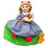 Dorothy - Wizard of Oz Soft Fabric 3-Way Storybook Doll Large - designed in Australia by Growing World