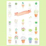 Herbs A4 Print by Amy Borrell
