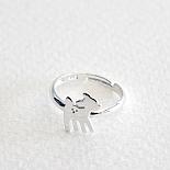 Childrens Ring - Silver Little Bambi Deer - designed in Melbourne by LoveHate