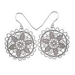 Doily Stainless Steel Earrings (Large) by Polli