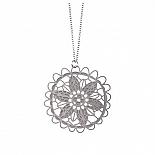 Doily Stainless Steel Pendant by Polli