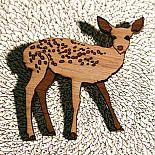 A Fawn Brooch by Bonnie Poplar