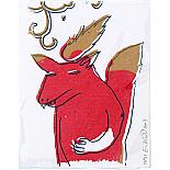 Fire Wolf Gocco on Etching Paper by benconservato