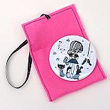 Cute Things White Pocket Mirror by Sonia Brit Designs for Bob Boutique