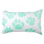 Mint Paw Leopard Print Reversible Pillowcase Front designed in Melbourne by Goosebumps