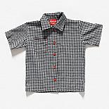 The Grimm Shirt - Black Gingham by Knuffle Kid