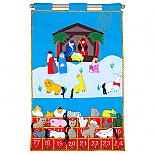 Advent Calendar Soft Felt Wall Hanging - designed in Australia by Growing World