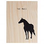 Horse The Race Print on Ply Black by me and amber