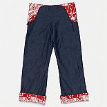 The Jetset Daks - Denim with Red Trim by Knuffle Kid