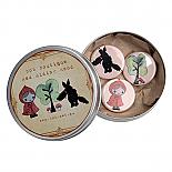 Little Red Badges in Tin by Bob Boutique