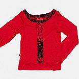 The Mod Top - Red by Knuffle Kid
