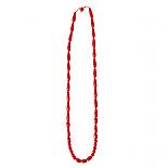 Seed Necklace - Red handmade in Melbourne by mooku