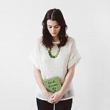 Resin Pebble Necklace - Green | Bamboo designed in Melbourne by mooku