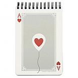 Ace of Hearts Notebook by I Ended Up Here