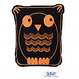 Owl Felt Cushion Orange by Bob Boutique