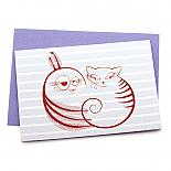 The Owl and The Pussycat Greeting Card by Non-Fiction