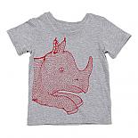 Rhino Kids T-shirt by Sunday Morning Designs