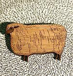 A Sheep Brooch by Bonnie Poplar