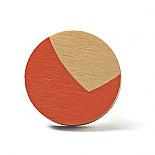 Valley Wooden Ring Vermillion made in Australia by Polli
