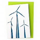 Wind Turbines Greeting Card by Non-Fiction