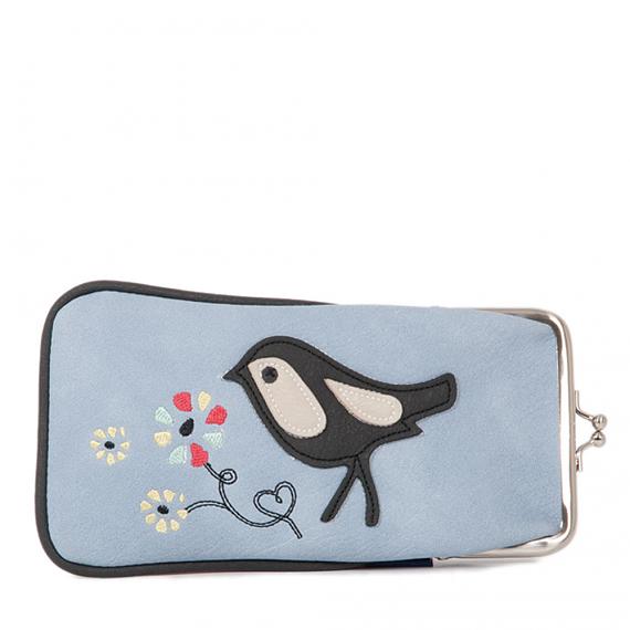 Glasses Case - Kites (Pale Blue) designed in Austraila by b.sirius