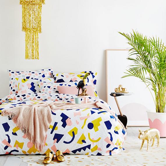 Tutti Frutti Reversible Collection - designed in Melbourne by Goosebumps Boutique Bedding