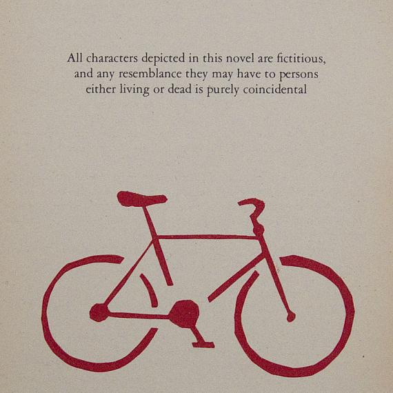 Bike Artwork - Square, Red by Me and Amber