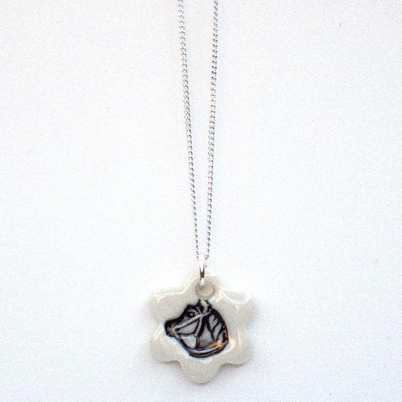 Dark Horse Pendant by Iggy and Lou Lou