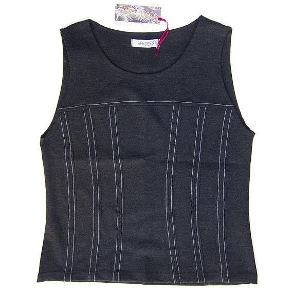 Ponti Wishbone Vest in Charcoal by Berserk